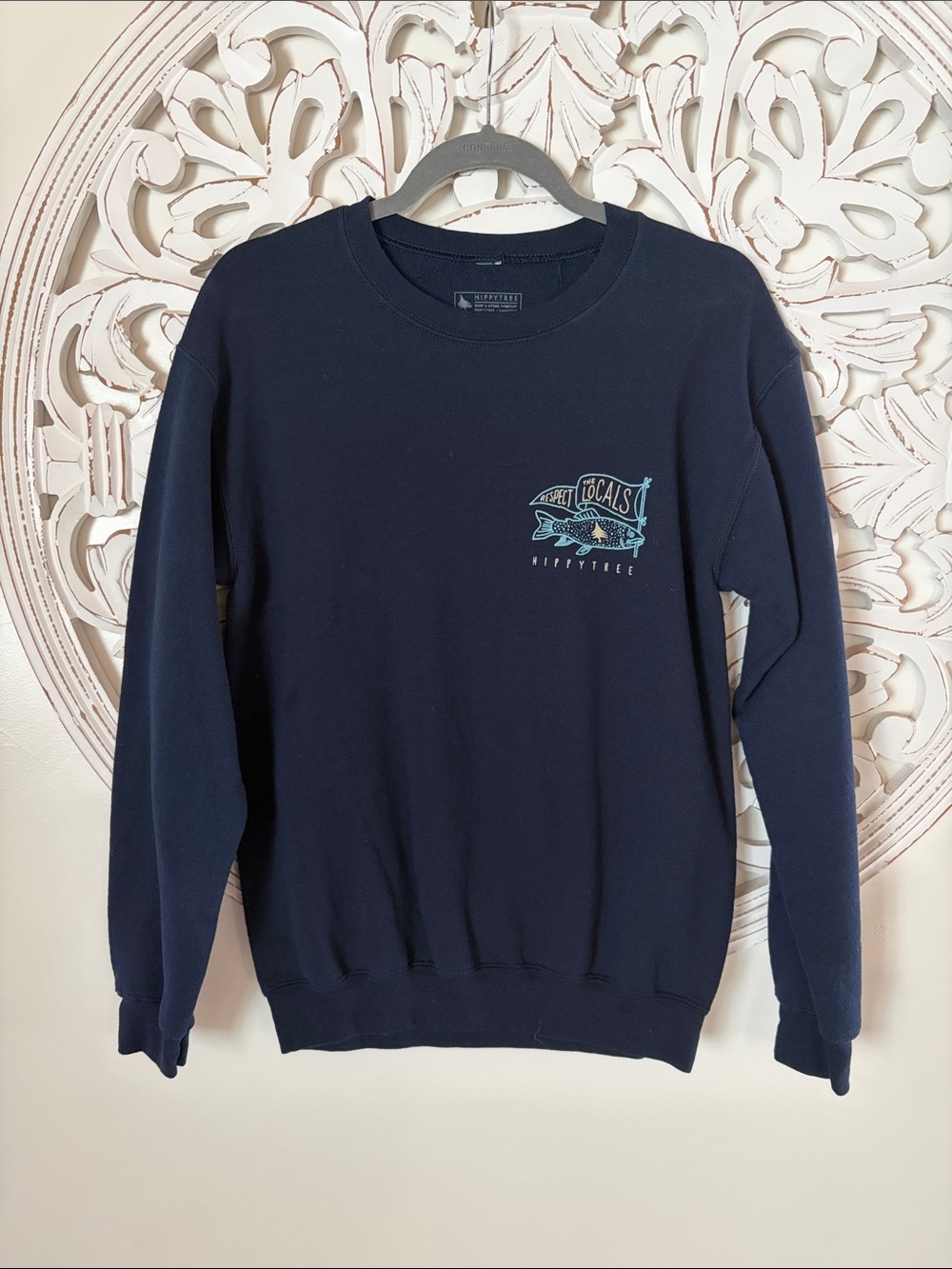 HIPPYTREE Crew Neck Pullover Sweatshirt